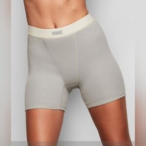 SKIMS High Waisted Mineral Boy Shorts- Great For Lounging